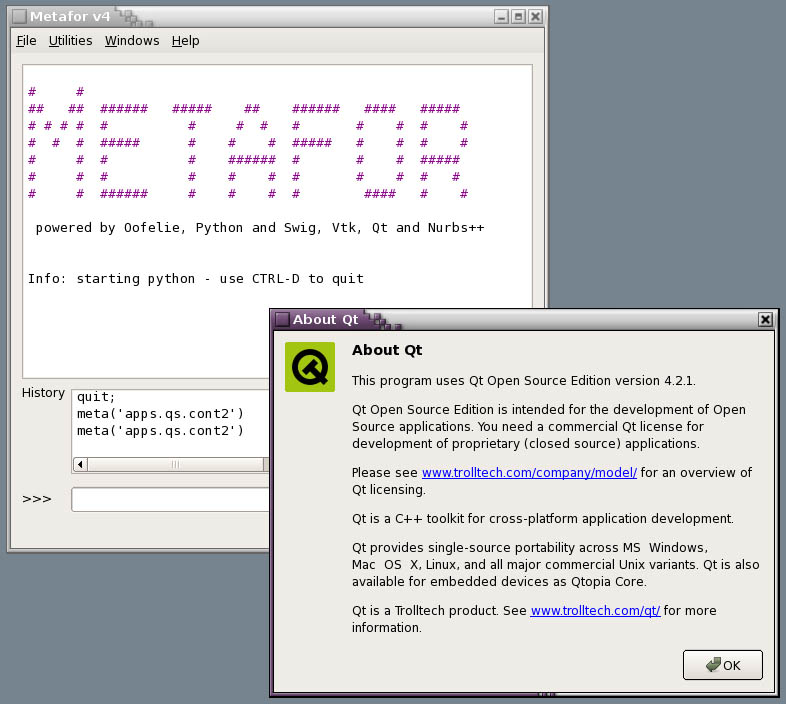 Metafor / Qt 4 sous calimero ! Metafor / Qt 4 sous calimero !