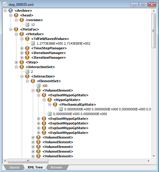Fac au format XML